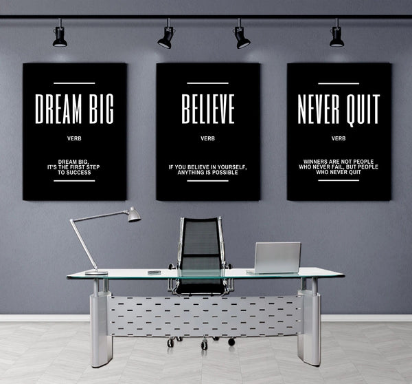MOTIVATIONAL WALL ART FOR HOME & OFFICE